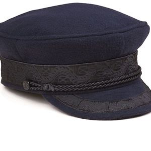 Lack of color riviera cap in navy